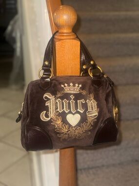 Authentic Vintage Juicy Couture Brown & Gold Bag